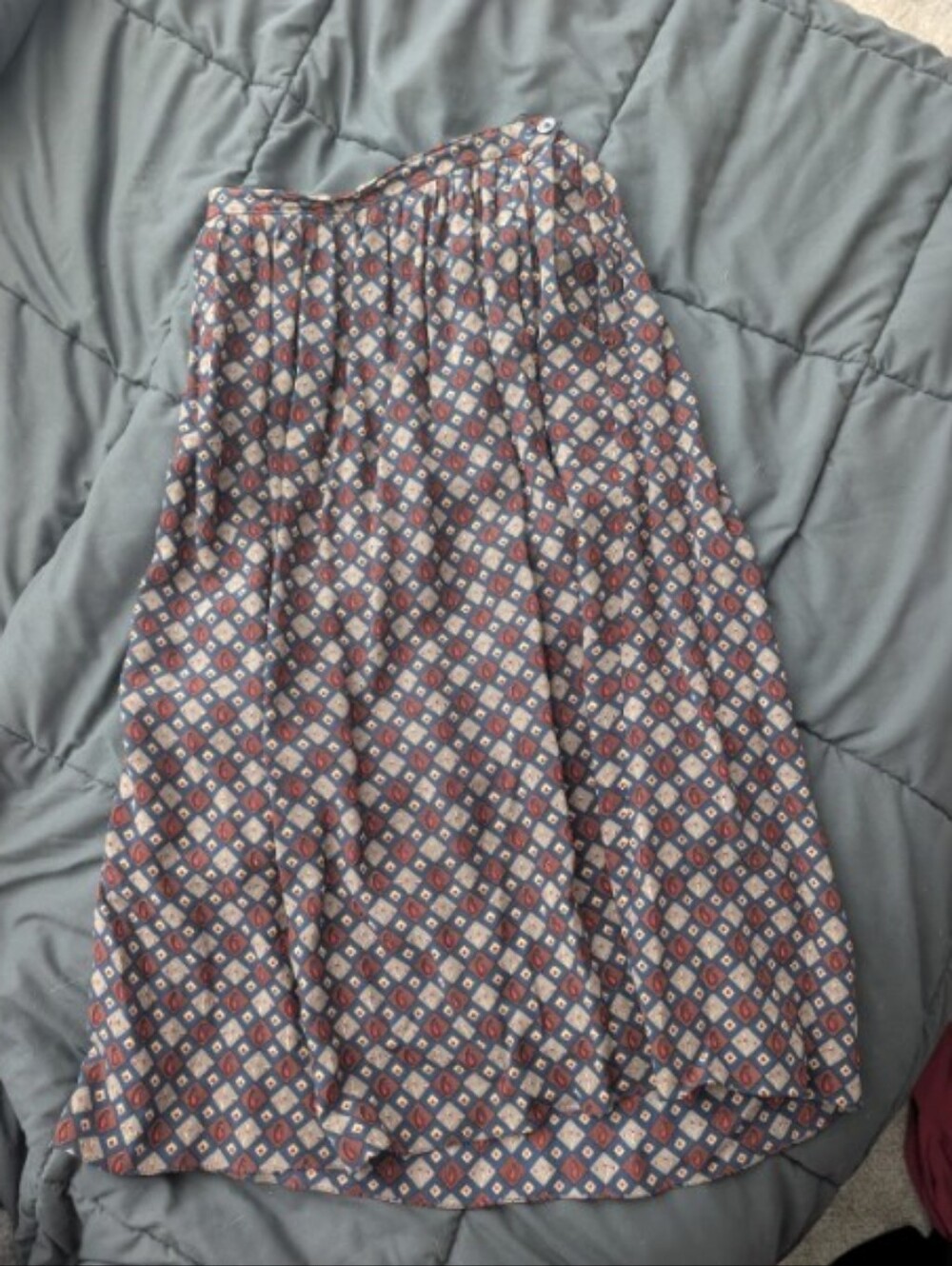 100% Silk Vintage Christian Dior Midi Skirt